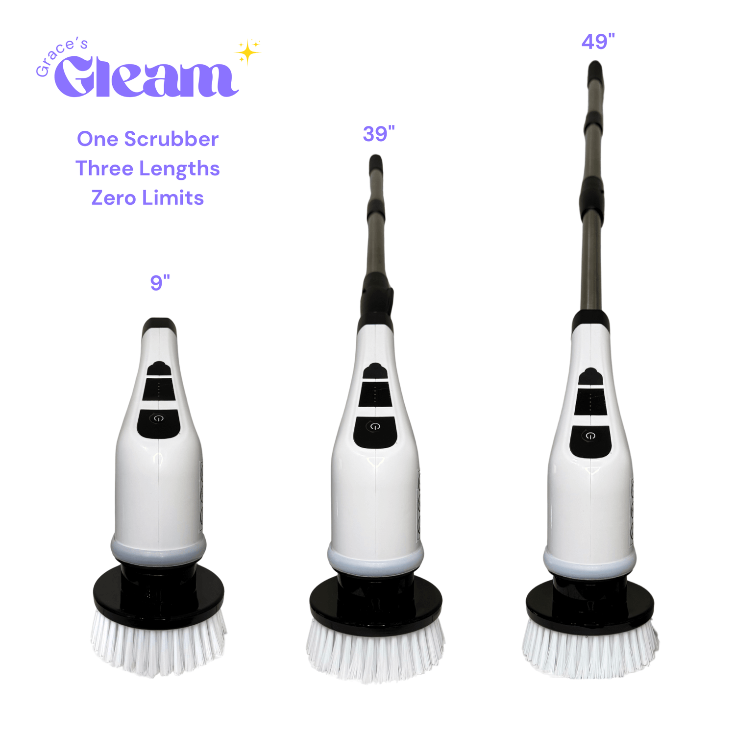 Versatile electric cleaning device for spotless results by Grace's Gleam
