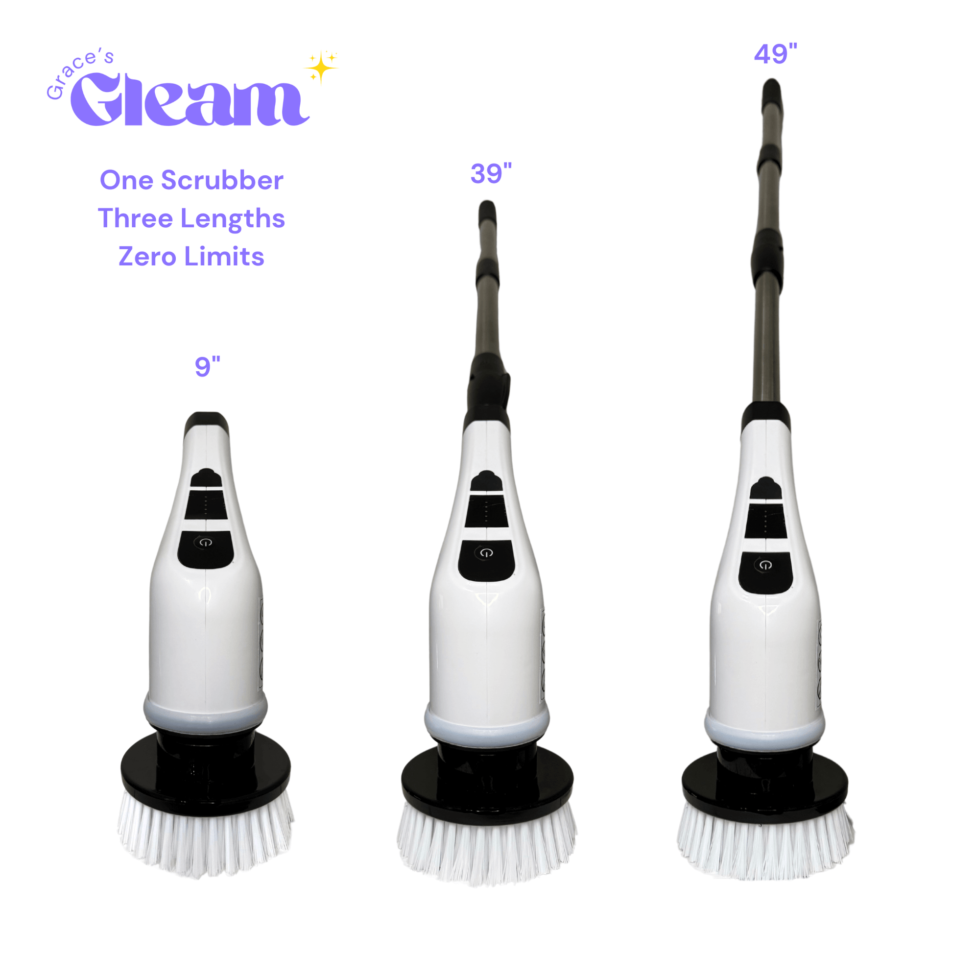 Versatile electric cleaning device for spotless results by Grace's Gleam